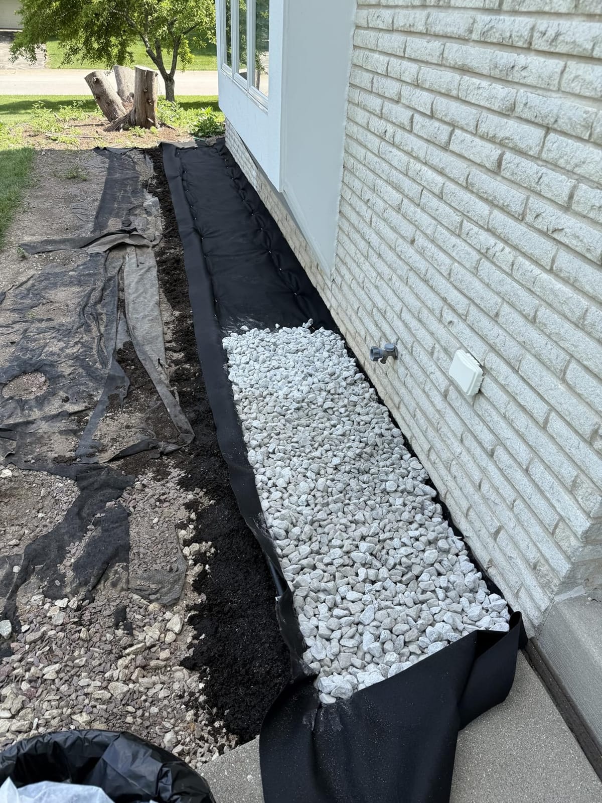Super Geotextile 4, 6, 8 oz Non Woven Fabric for Landscaping, French Drains, Underlayment, Erosion Control, Construction Projects - 4 oz (3X50) customer photo 1