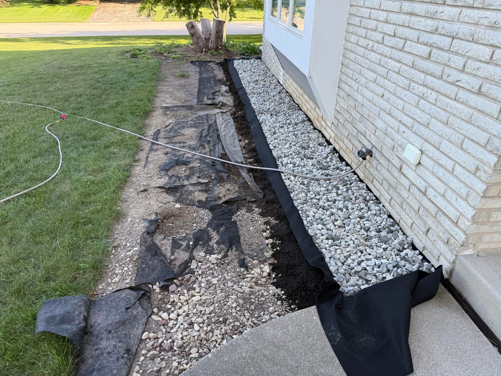 Super Geotextile 4, 6, 8 oz Non Woven Fabric for Landscaping, French Drains, Underlayment, Erosion Control, Construction Projects - 4 oz (4X50) customer photo 2