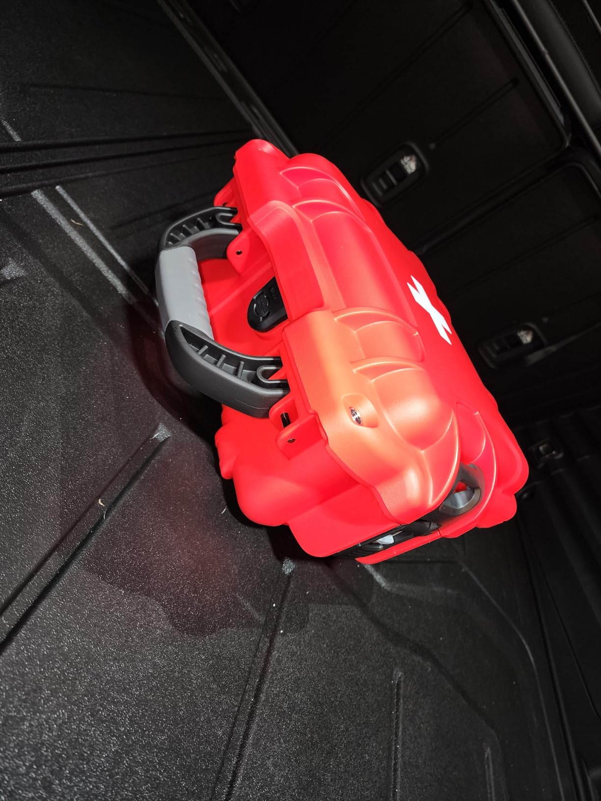 NANUK 935 Wheeled Waterproof First Aid Box Empty – Durable, Medical First Aid Organizer Case, IP67-Rated, Dustproof, Impact-Resistant, and Floats (20.5” x 11.3” x 7.5”) – Red customer photo 1