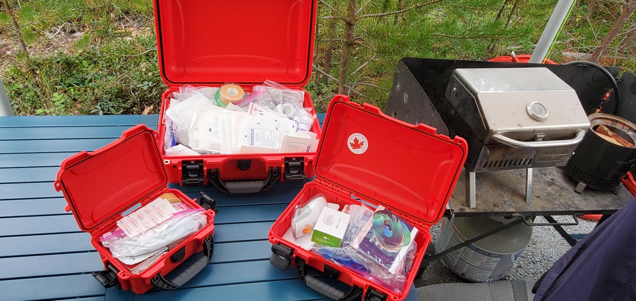 NANUK 935 Wheeled Waterproof First Aid Box Empty – Durable, Medical First Aid Organizer Case, IP67-Rated, Dustproof, Impact-Resistant, and Floats (20.5” x 11.3” x 7.5”) – Red customer photo 2
