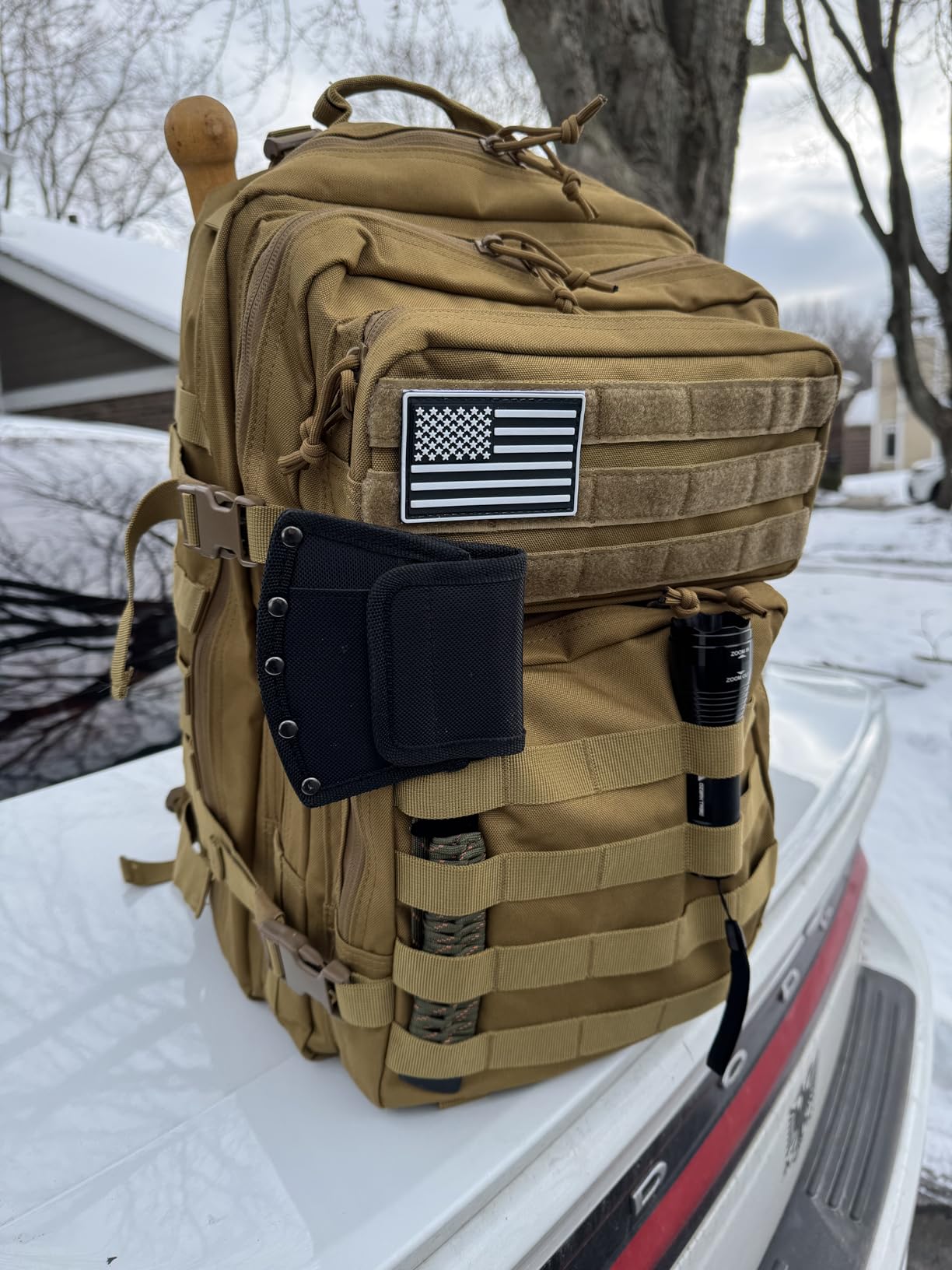 QT&QY 45L Military Tactical Backpacks Molle Army Assault Pack 3 Day Bug Out Bag Hiking Trekking Rucksack customer photo 1