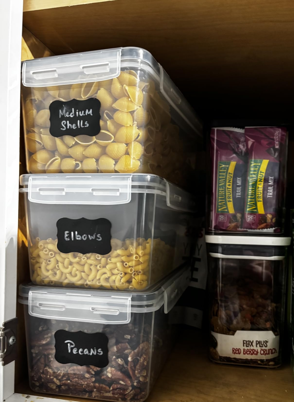 Vtopmart Pasta Storage Containers, 4 Pack, 3.2L Airtight Canisters customer photo 1