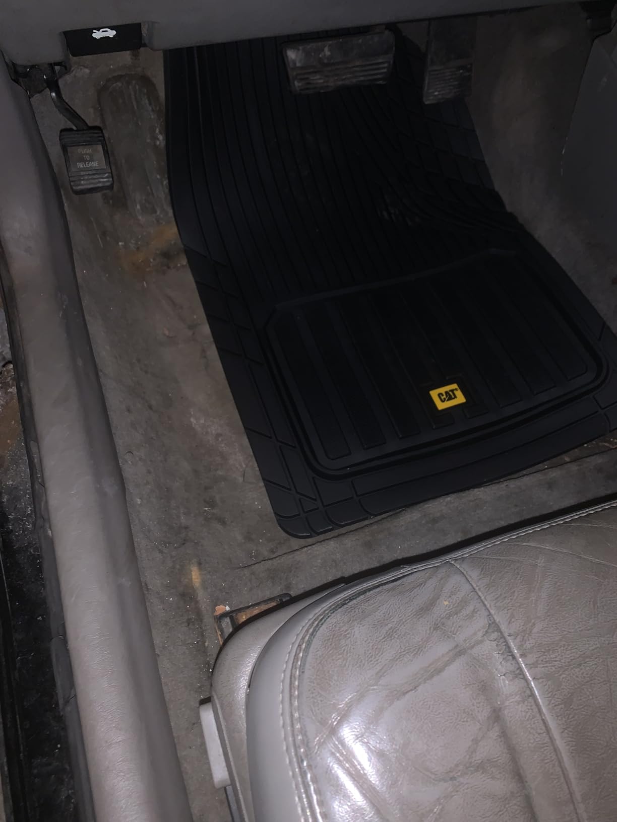 CAT® ToughLiner™ Black Car Floor Mat– Heavy-Duty Trim to Fit for Trucks, & SUVs – All-Weather Odorless Rubber Automotive Mat & SUV Floor Liners for Maximum Protection customer photo 1