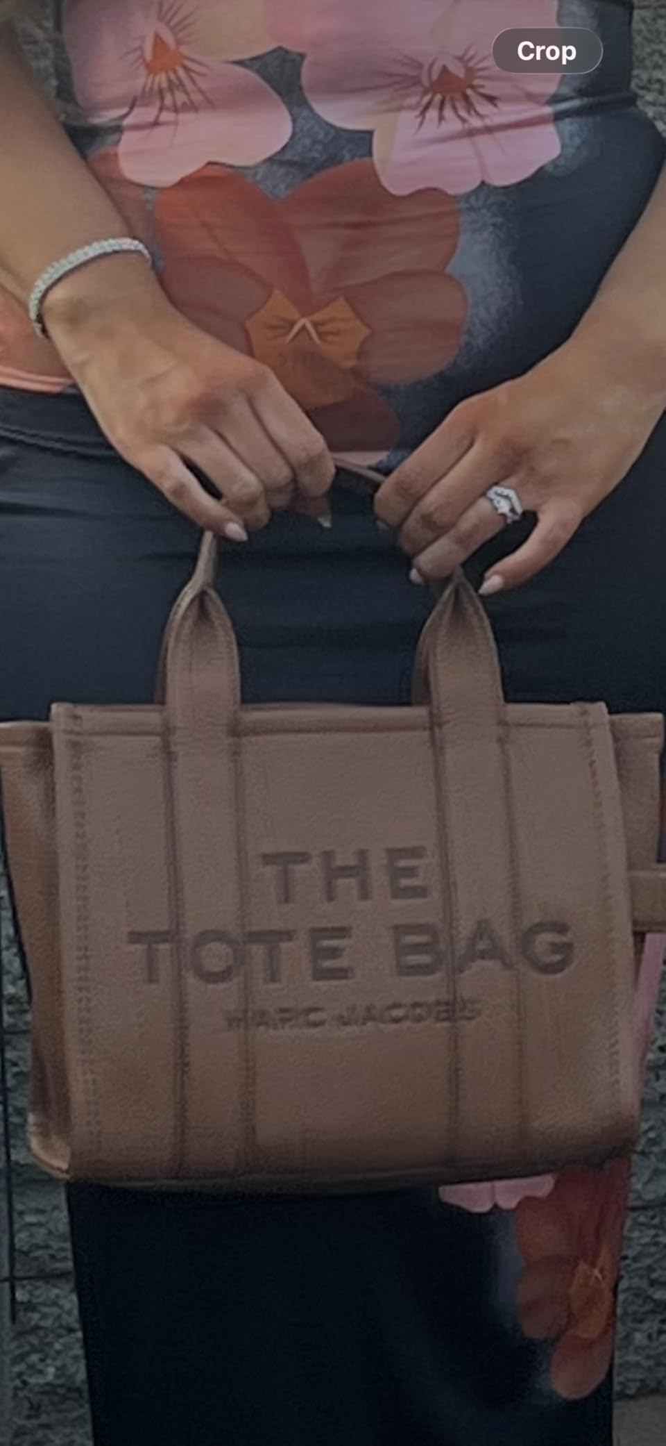 Marc Jacobs Women's The Leather Small Tote Bag customer photo 2