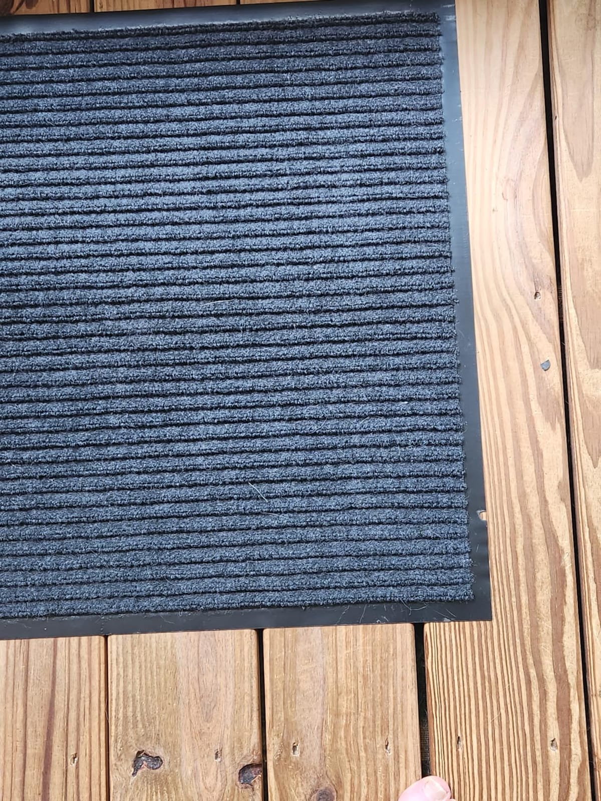 GORILLA GRIP Traffic Guard Indoor Outdoor Heavy Duty Door Mat, 72x48 Black customer photo 1
