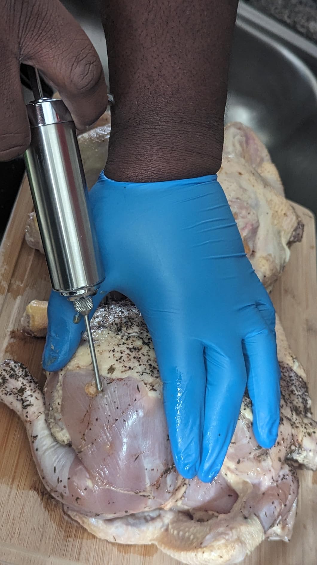 Meat Injector Kit 304 Stainless Steel with 3 Needles,Brushes and 4 O-Rings customer photo 2