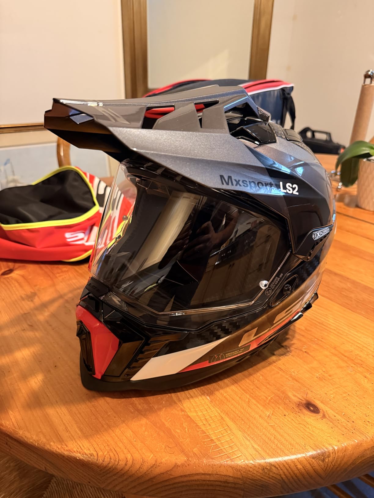 LS2 Helmets Explorer Carbon Adventure Helmet customer photo 1