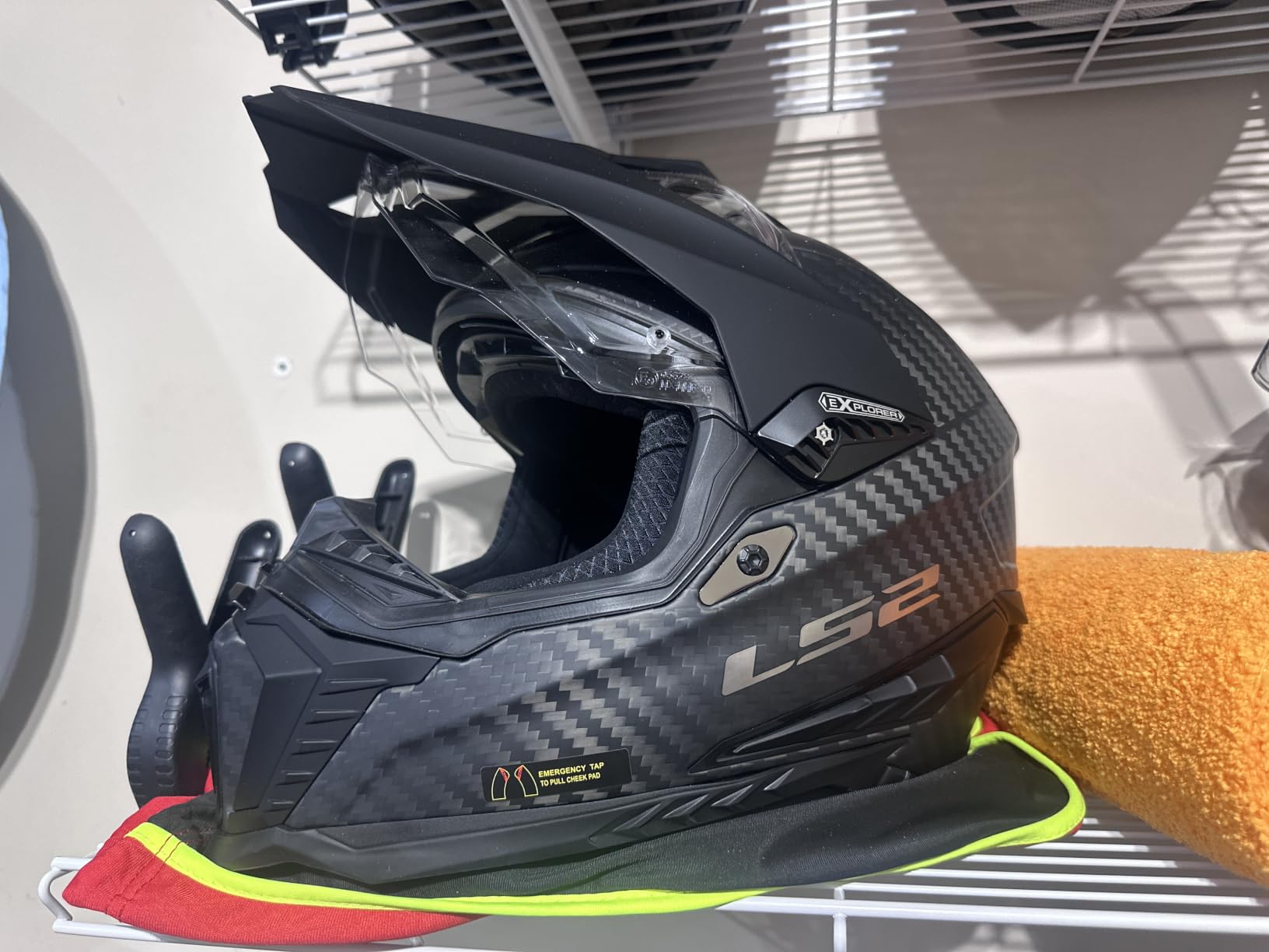 LS2 Helmets Explorer Carbon Adventure Helmet customer photo 2