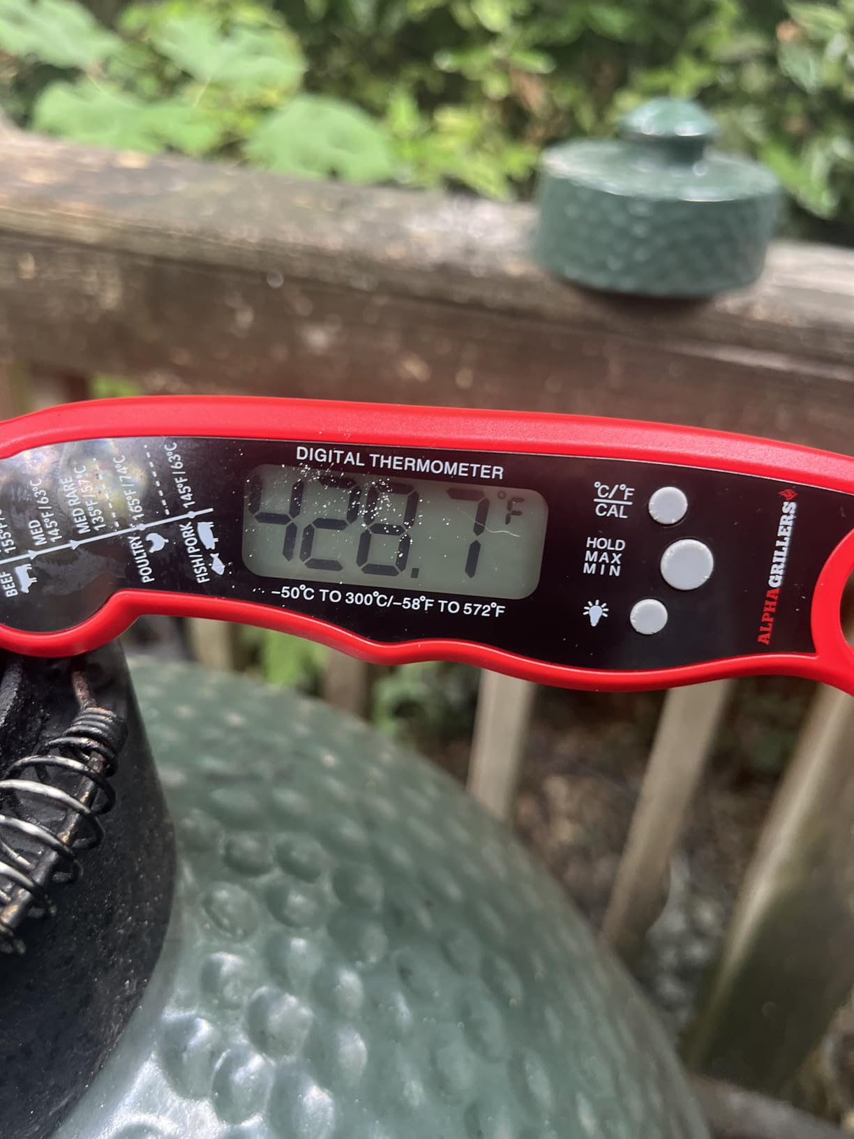 Upgrade Replacement Thermometer for Green Egg Grill(All BGE Sizes),150-900°F 3.3
