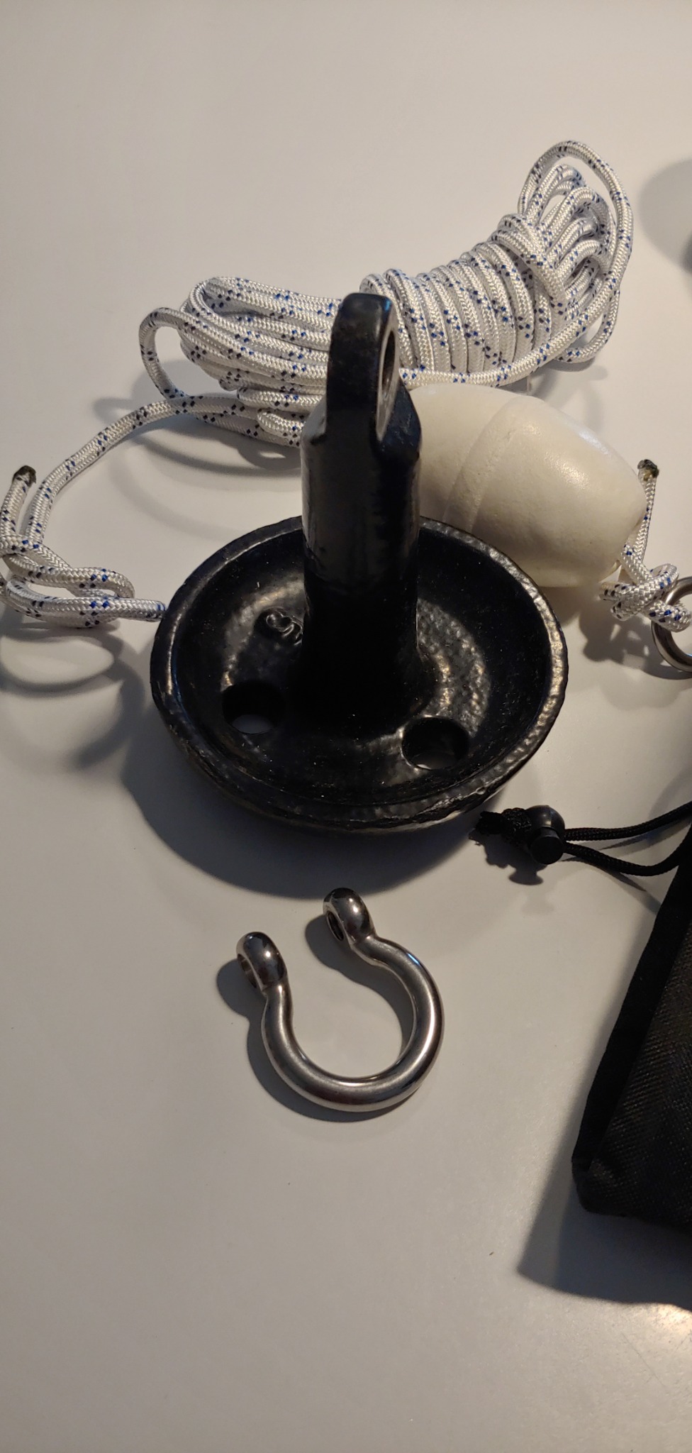 Newport Premium 5lb Mushroom Anchor Kit w/Bag, Rope, Buoy, & Stainless Hardware customer photo 1