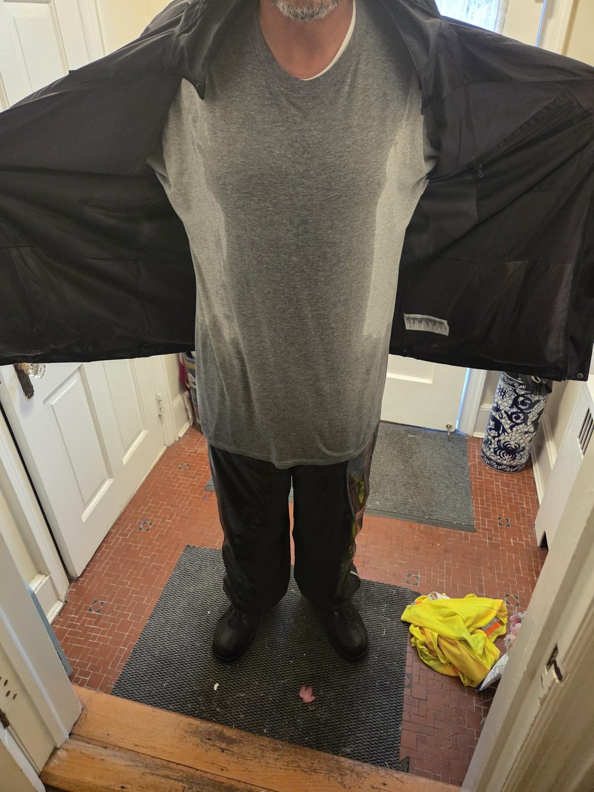 33,000ft Men's Rain Suit Packable Waterproof Lightweight Rain Gear customer photo 2