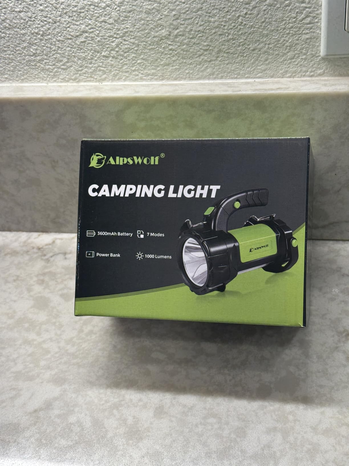 AlpsWolf Camping Lantern Rechargeable, LED Flashlight Spotlight Lantern with 800LM, 3600 mAh, Strap Included Portable Bright Camping Light for Emergency, Outdoor Hiking, Power Outages customer photo 1