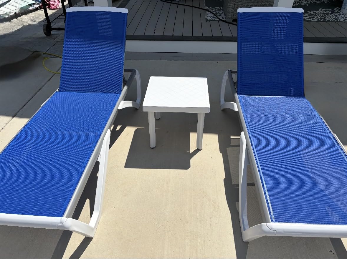 Domi Patio Lounger Chair Outdoor,Pool Lounge Chair, Grey customer photo 1