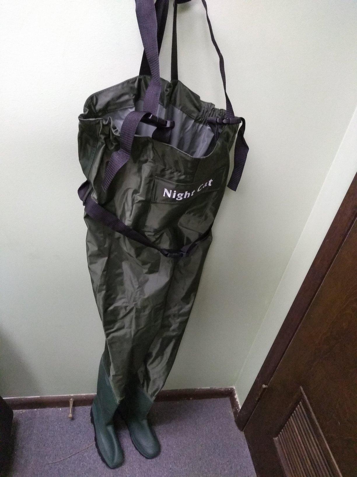 Night Cat Fishing Waders for Men Women Waterproof Hunting Chest Wader with Bootfoot Belt Breathable Lightweight Size 6 to 14 customer photo 2
