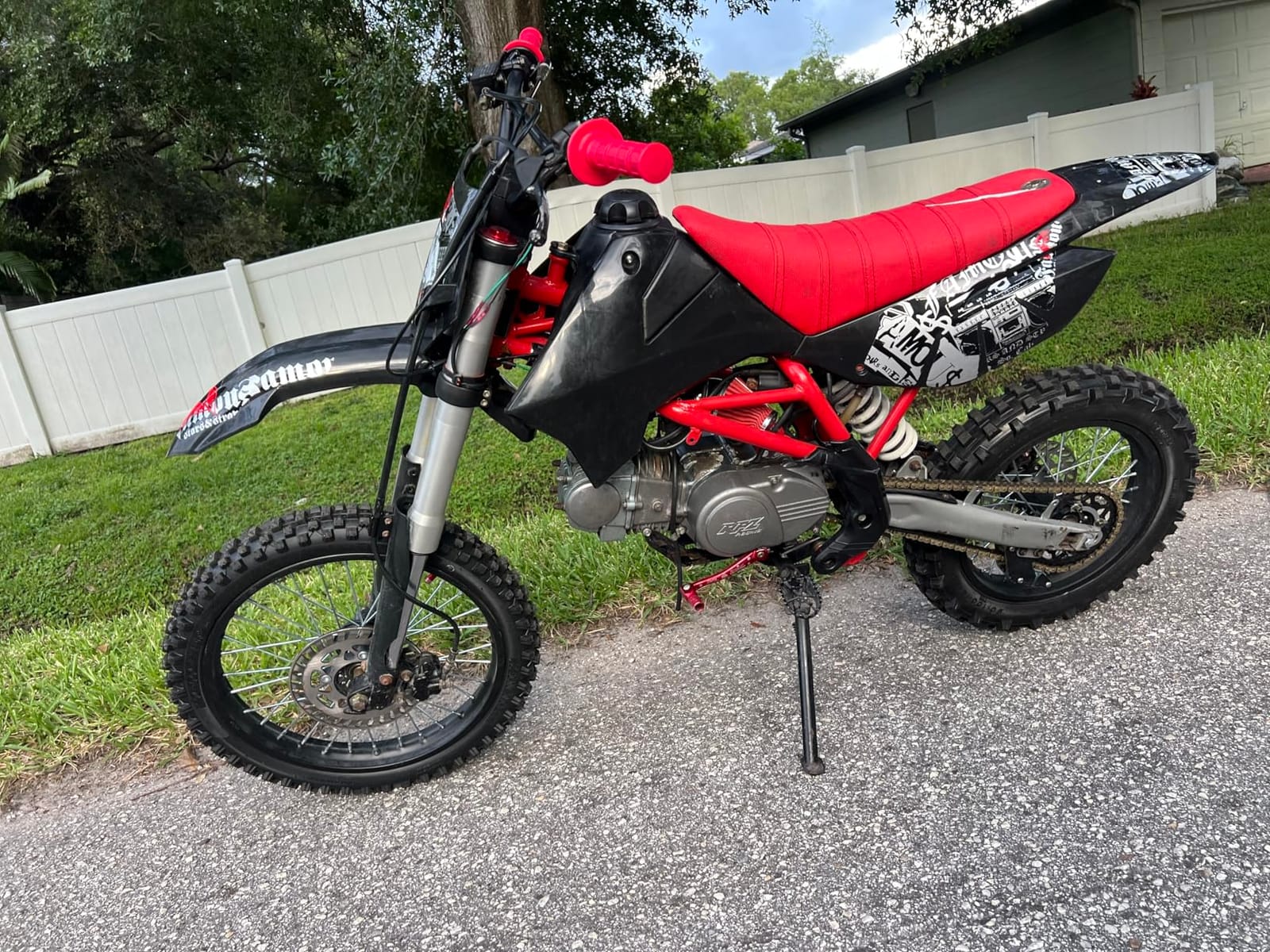 Decals Plastics Fairing Stickers Graphics CRF50 XR50 SSR SDG DHZ Thumpstar Pit Dirt Bike customer photo 1