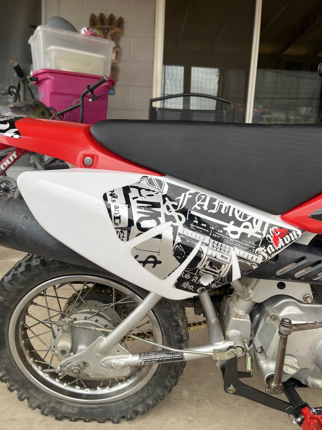 Decals Plastics Fairing Stickers Graphics CRF50 XR50 SSR SDG DHZ Thumpstar Pit Dirt Bike customer photo 2