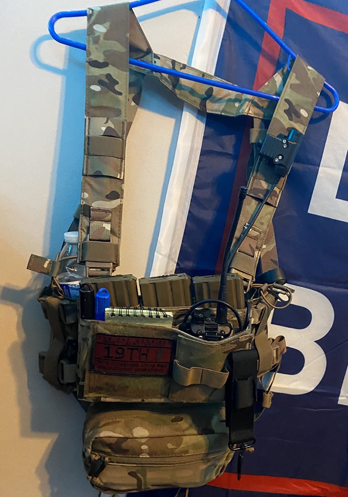 KRYDEX Micro Chest Rig with 5.56/7.62 Magazine Holder,Wing Pouches,Dangler Pouch,Fat Strap Shoulder Harness Set customer photo 2