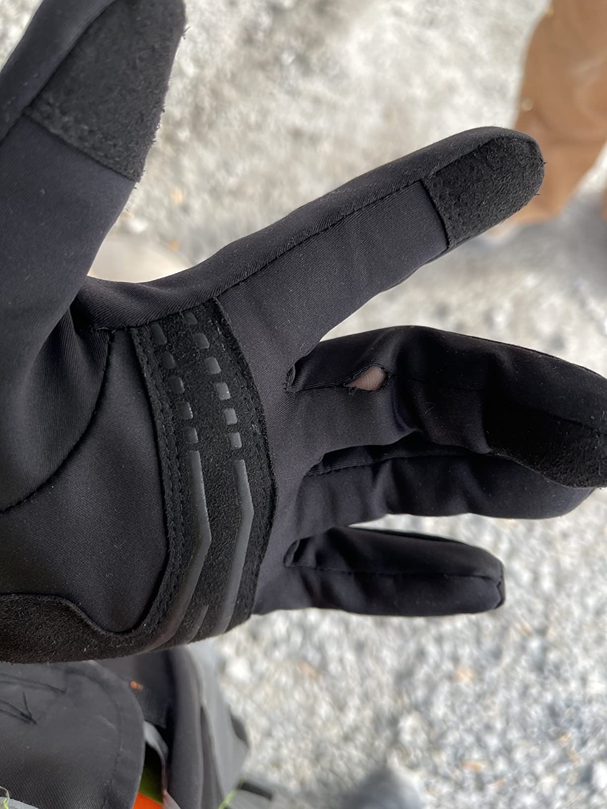 Upgraded Heated Glove Liners for Men Women, Rechargeable Electric Battery Heated Gloves Windproof Winter Glove Liners Thin Gloves Hand Warmer for Ski Snowboarding Hunting customer photo 2