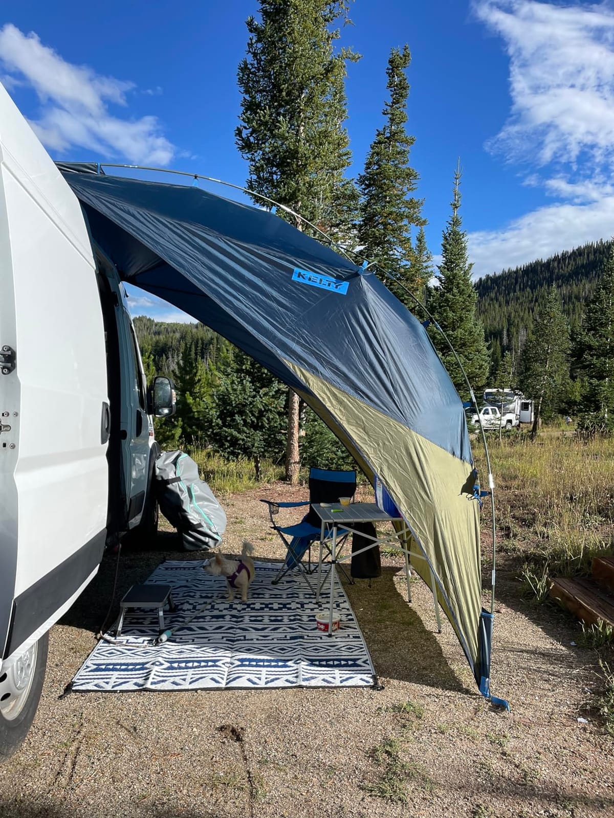 Kelty Sideroads Awning Shelter for Car Camping, Tailgating, and Summer Beach Trips, Protection from Elements and UV, Universal Mount, Sturdy Steel Frame, Easy Setup customer photo 2