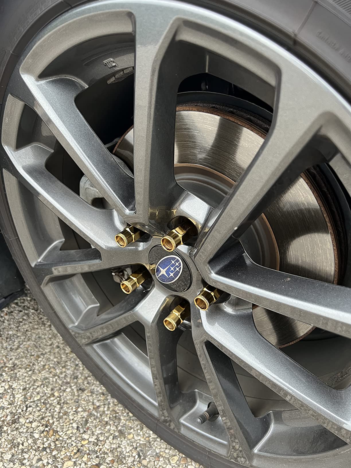 Lug Nuts M12x1.5 Open End Wheel Nuts,Taper Acorn Seat, Forged Locknut Racing Nut 20 Set 2 Pieces Total 22 Pieces and 1 Nut Socket Key (Titanium M12 x P1.5) customer photo 2