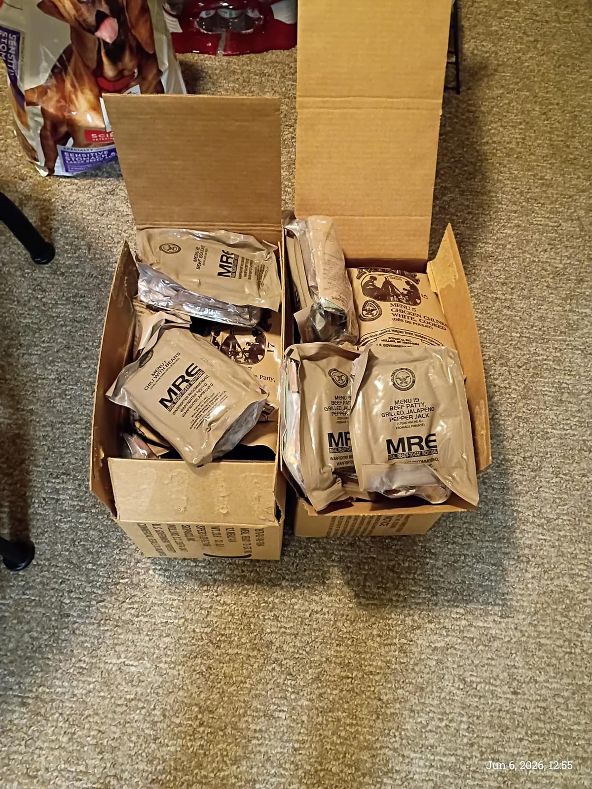 Ameriqual 24ct US Military Surplus MRE Meals Ready to Eat 2021 Inspect A+B Case Bundle Menus 1-24 customer photo 2