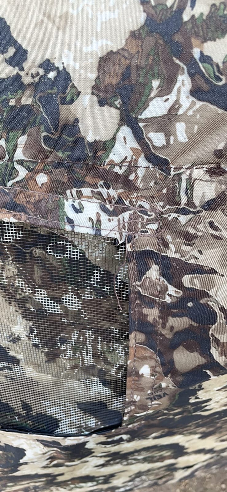 VEIL CAMO VC180 3-Person Hub Blind with Panoramic Windows – Ground Blind for Deer & Turkey Hunting, 180-Degree Panoramic Window, Water Resistant, Durable & Heavy-Duty Design, Silent Closure Door customer photo 1