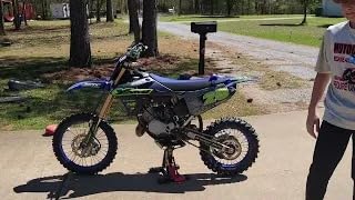 Hydraulic Dirt Bike Stand 1000lbs for Motorcycle Maintenance Oil Change customer photo 1