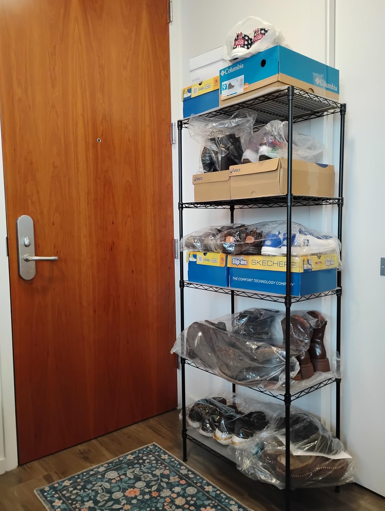 BestOffice | 6-Tier Wire Shelf with Wheels | 45