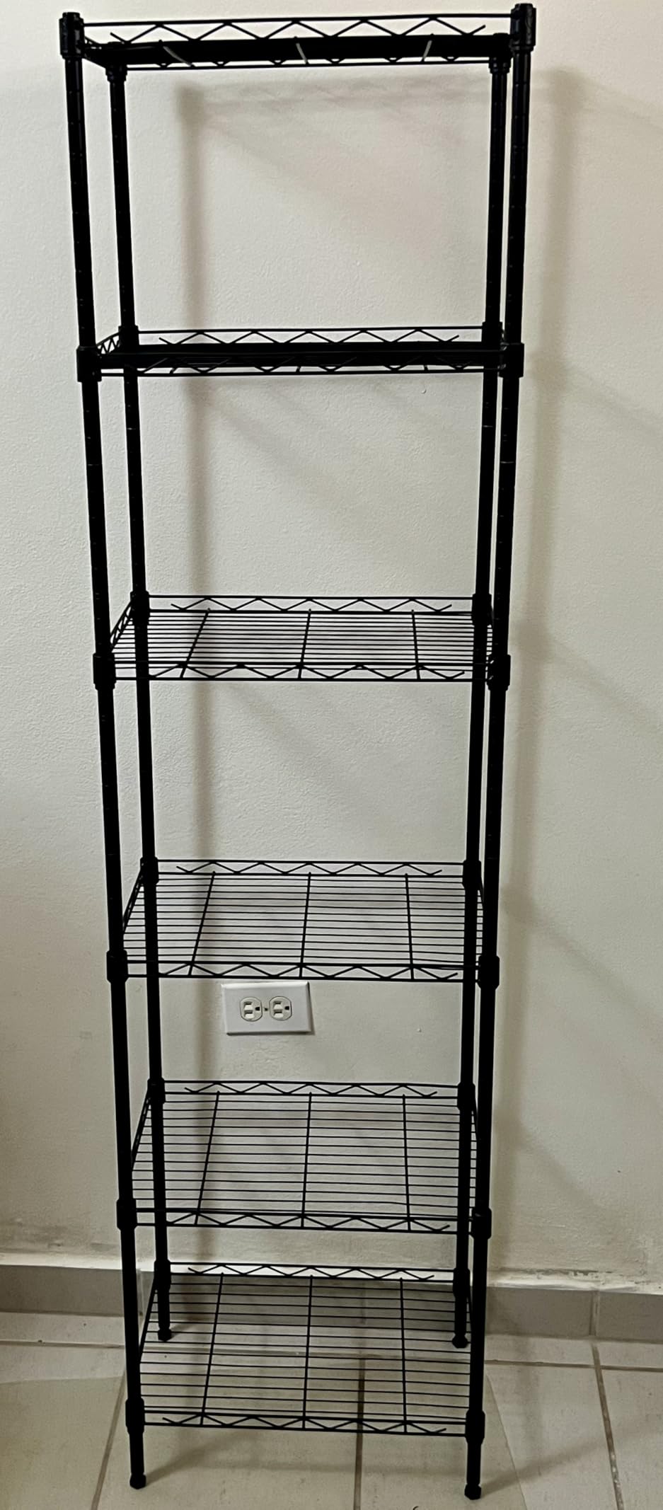 BestOffice | 6-Tier Wire Shelf with Wheels | 45
