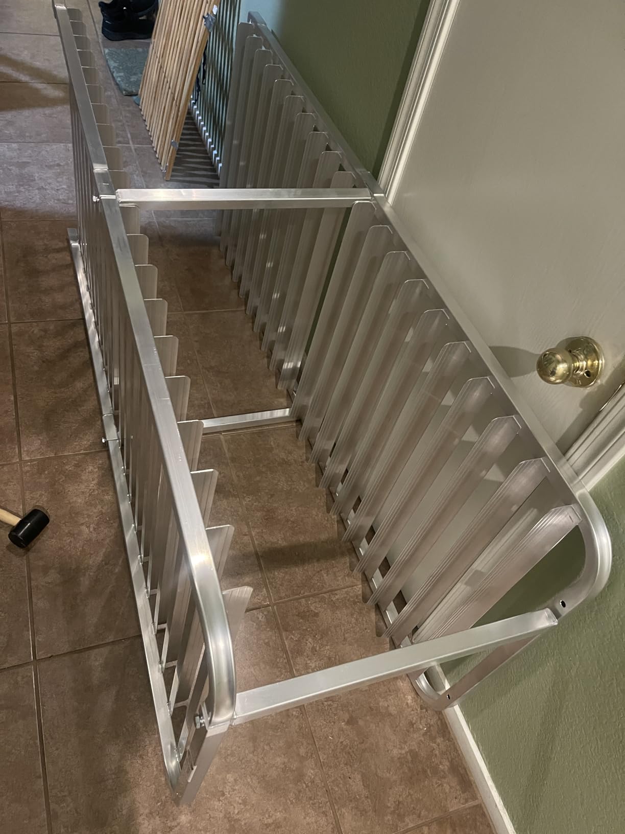BIEAMA 20-Tier Aluminum Sheet Pan Rack, NSF Full Size Bun Pan Rack customer photo 2