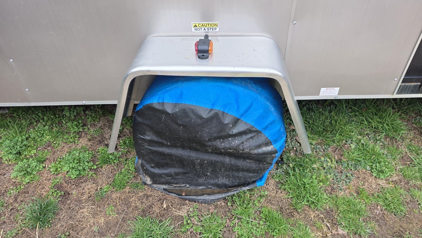 MORNYRAY Tire Covers 4 Pack,Waterproof Anti-UV Snow Sun Rain Tire Covers for RV,Truck, SUV, Trailer, Camper. customer photo 2