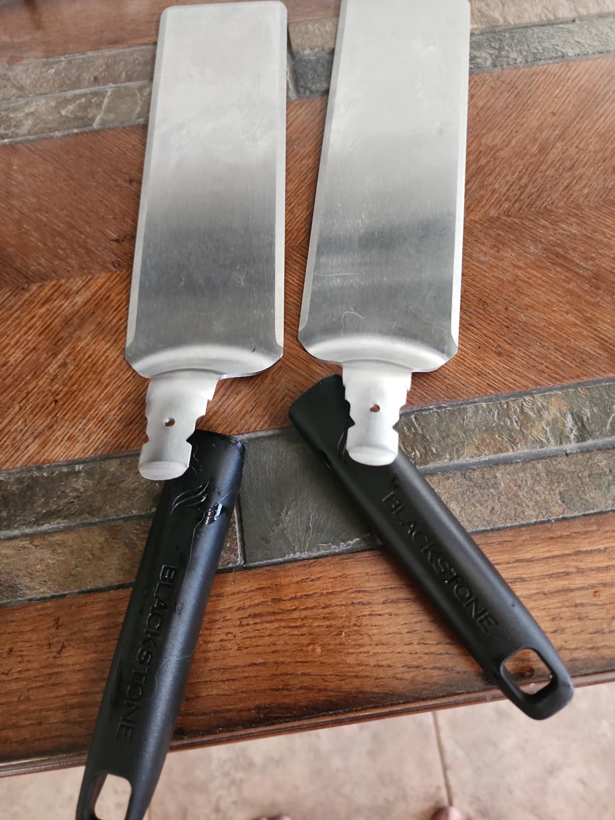 Blackstone® Extra Long Griddle Spatula, Heavy-Duty Stainless Steel Set of 2 customer photo 2