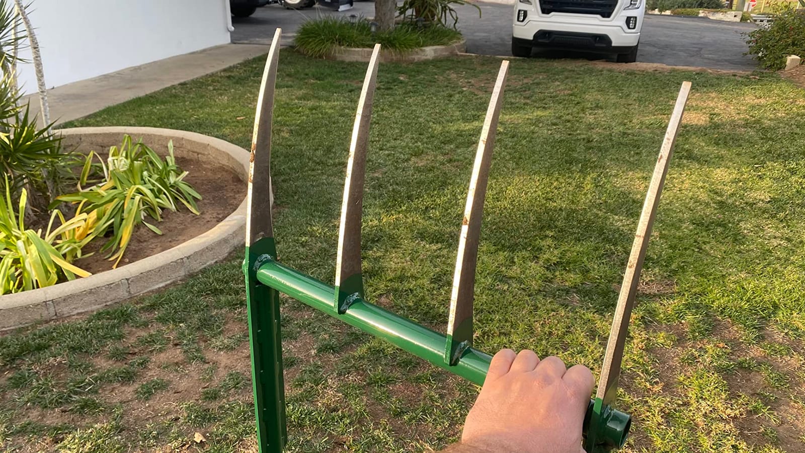 Meadow Creature's All Steel Broadfork: The Peoples Broadfork ,12 tines Green BF-12 BF-12 customer photo 2