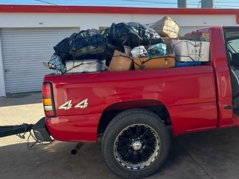 Cargo Net 4' x6' Stretches to 8' x 12' Truck Cargo Net for Pickup Truck Bed- Small 4