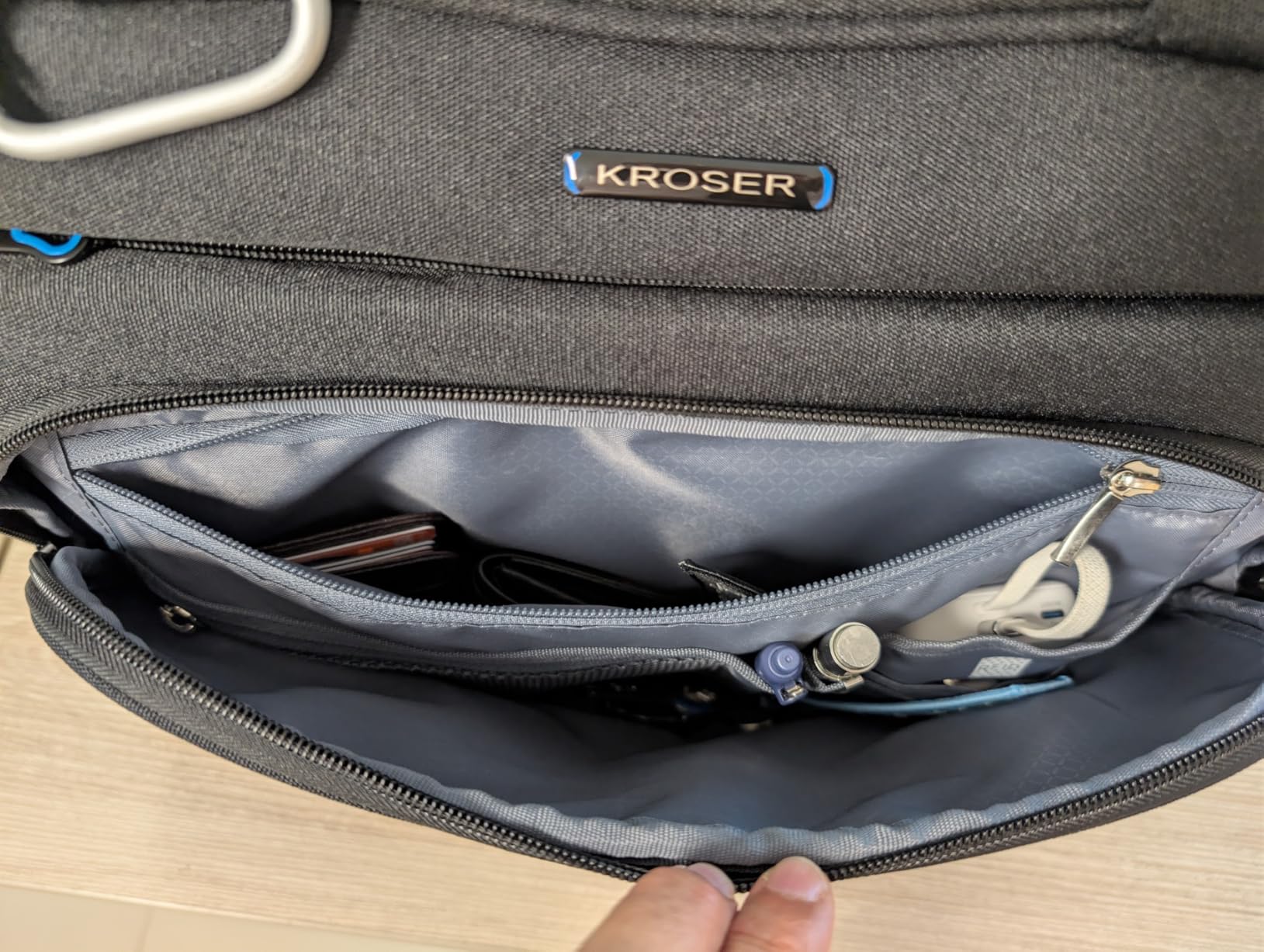 KROSER 17.3 Inch Laptop Briefcase, Computer Bag,Messenger Shoulder Bag customer photo 1