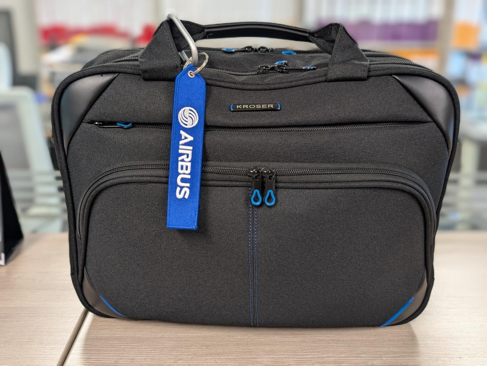 KROSER 17.3 Inch Laptop Briefcase, Computer Bag,Messenger Shoulder Bag customer photo 2