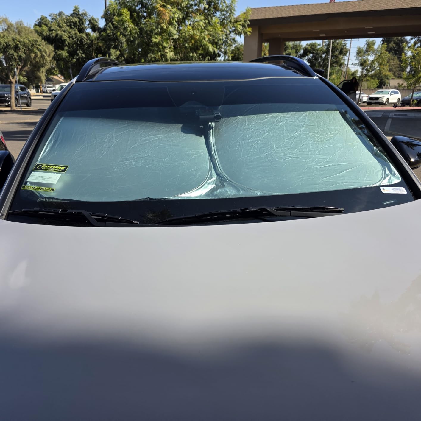 KUST Windshield Sun Shade for 2019-2025 2026 Chevrolet Chevy Silverado/GMC Sierra 1500 2500 3500 Accessories Window Sunshade Sun Visor Protector Foldable Blocks UV Rays Keep Your Car Cooler customer photo 1
