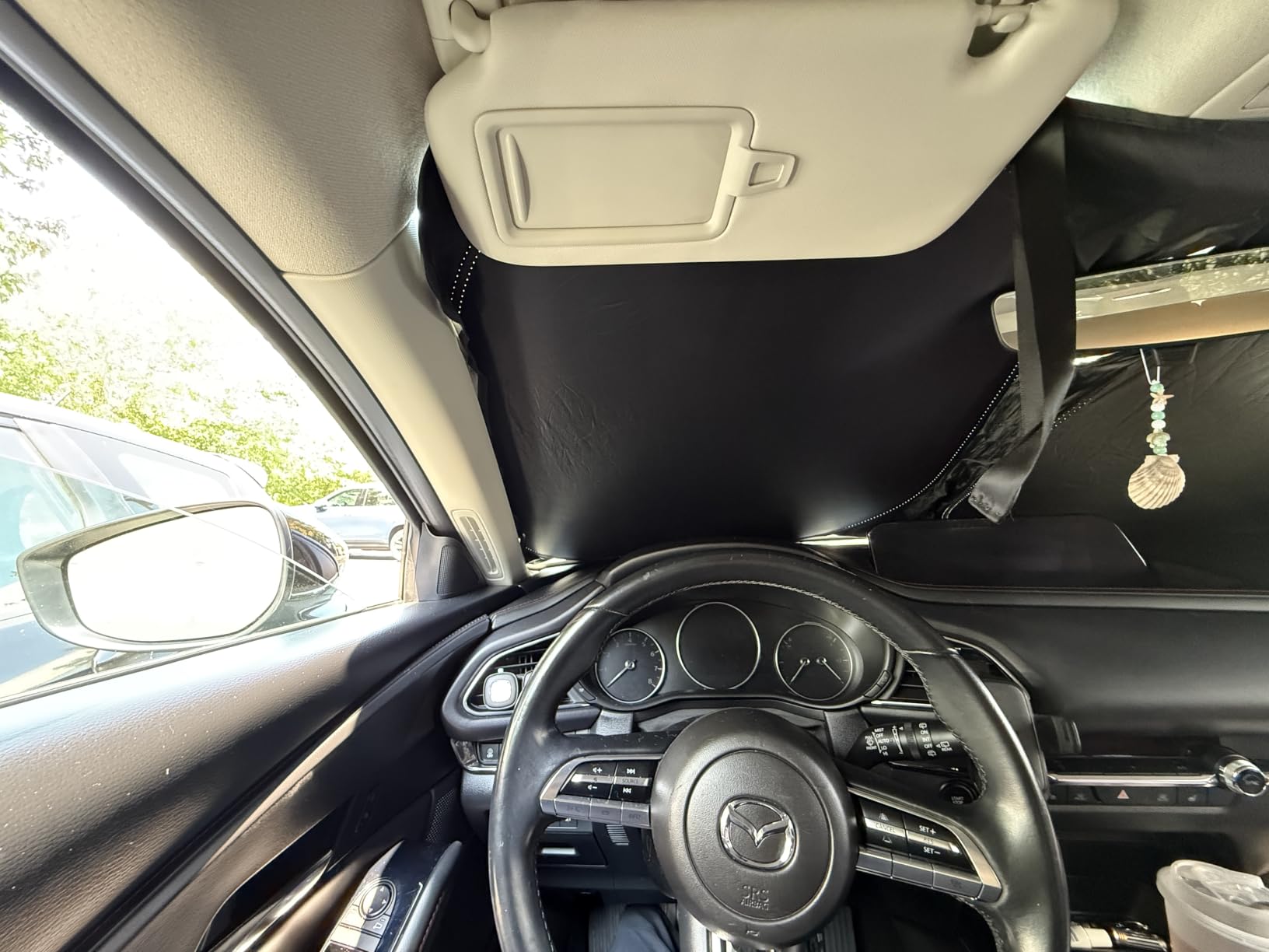 KUST Windshield Sun Shade for 2019-2025 2026 Chevrolet Chevy Silverado/GMC Sierra 1500 2500 3500 Accessories Window Sunshade Sun Visor Protector Foldable Blocks UV Rays Keep Your Car Cooler customer photo 2