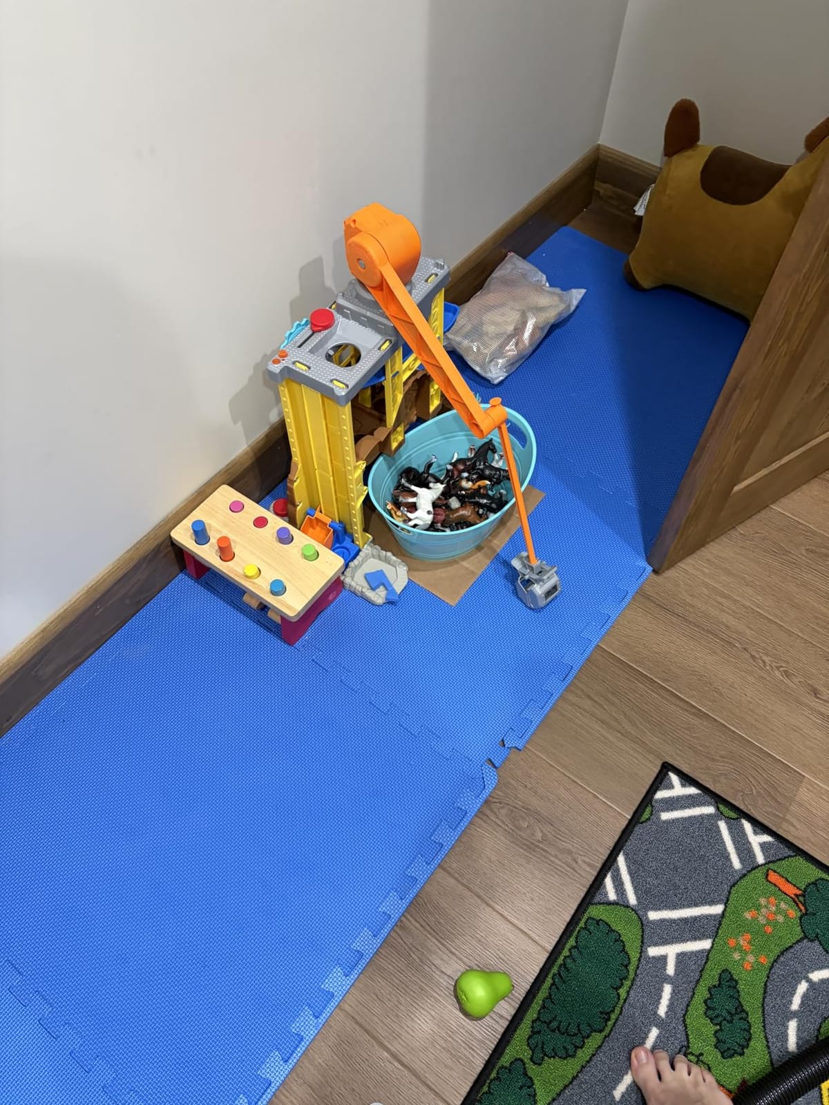 EVA Foam Mat Tiles 8-Pack - 32 SQ FT Interlocking Padding for Playroom or Gym Flooring - Exercise Mat or Playmat by Stalwart (Multicolor) customer photo 2