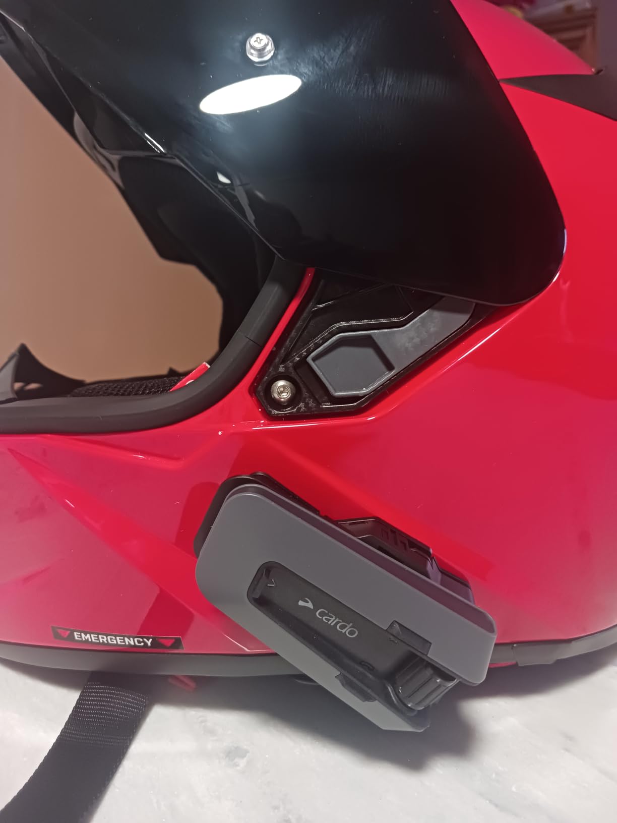 Cardo PACKTALK Edge Motorcycle Bluetooth Communication System Headset Intercom - Dual Pack customer photo 2