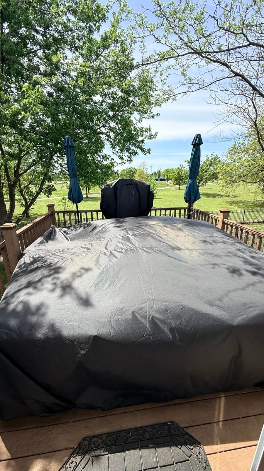 Kipiea Patio Furniture Covers Waterproof Winter, Heavy-Duty Outdoor Furniture Set Covers for Table Chairs, Anti-UV, No Tears or Fading (110