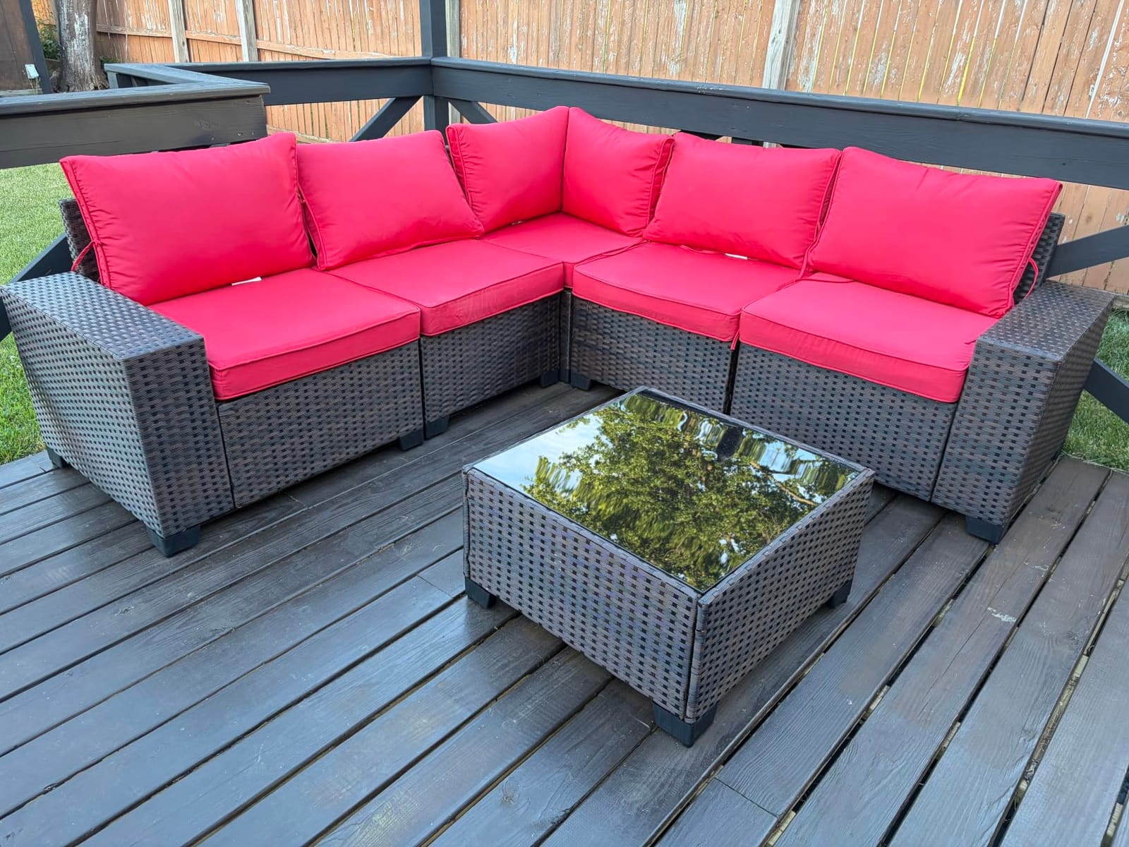 Kipiea Patio Furniture Covers Waterproof Winter, Heavy-Duty Outdoor Furniture Set Covers for Table Chairs, Anti-UV, No Tears or Fading (110
