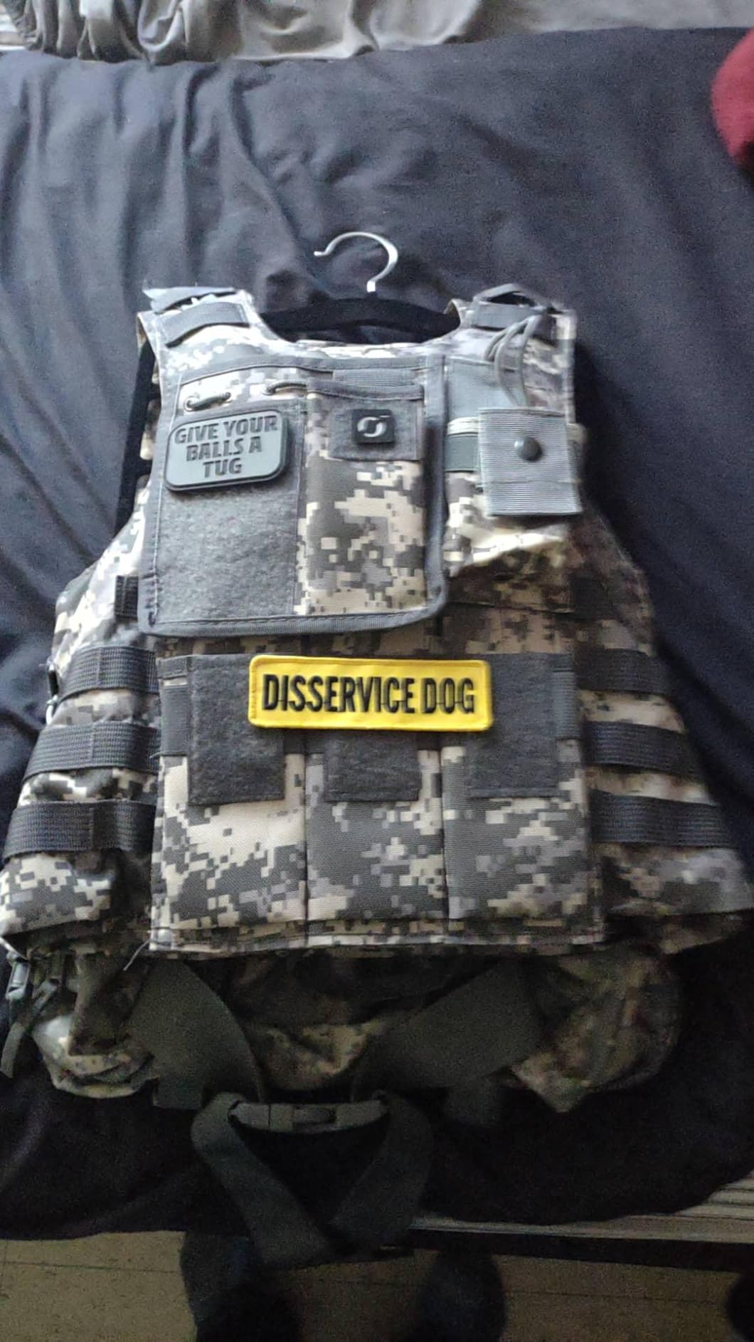 AZB Tactical Vest Adjustable Airsoft Paintball Vest with Removable Pouch customer photo 2
