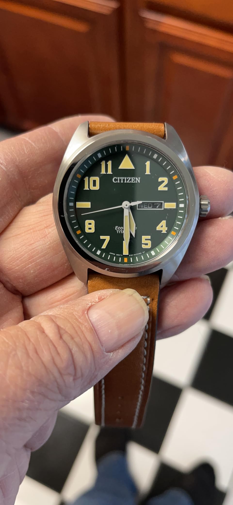Men's Eco-Drive Weekender Garrison Field Watch in Super Titanium customer photo 2