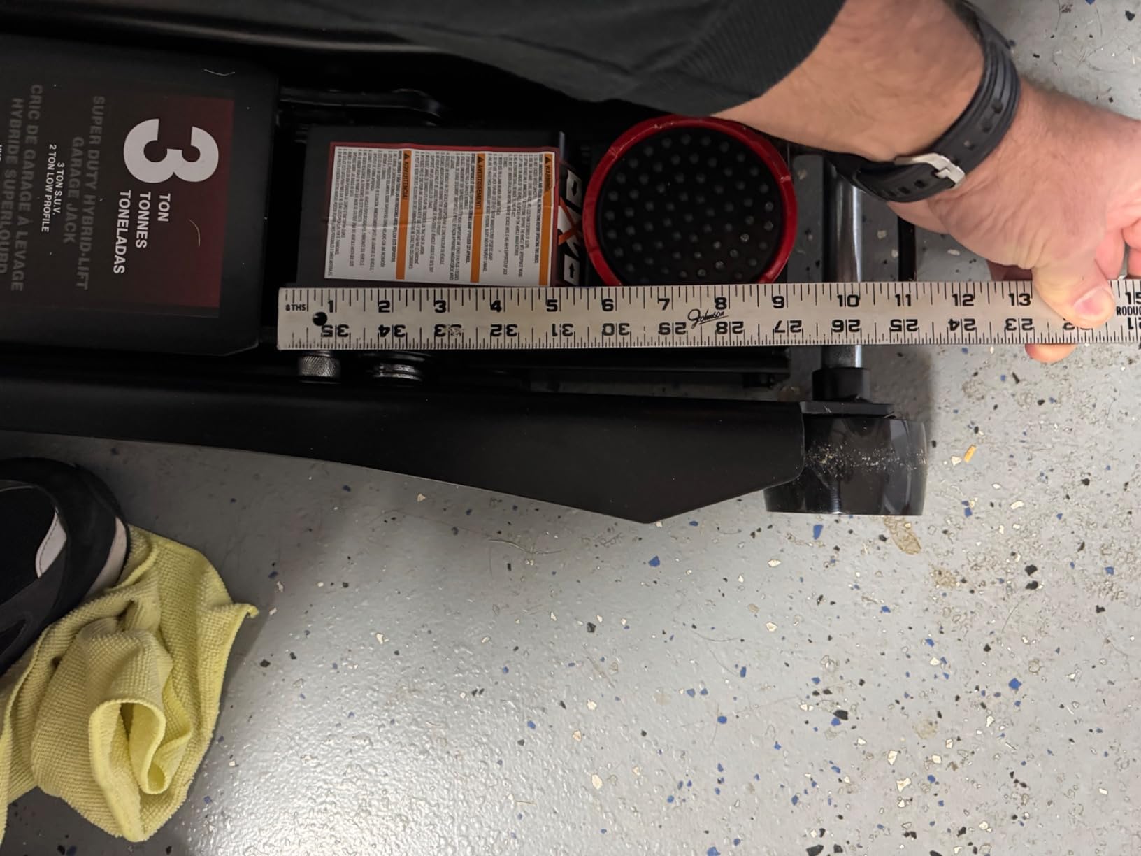 Road DAWG Low‑Profile High‑Reach Hydraulic 3 Ton Floor Jack, Black customer photo 1