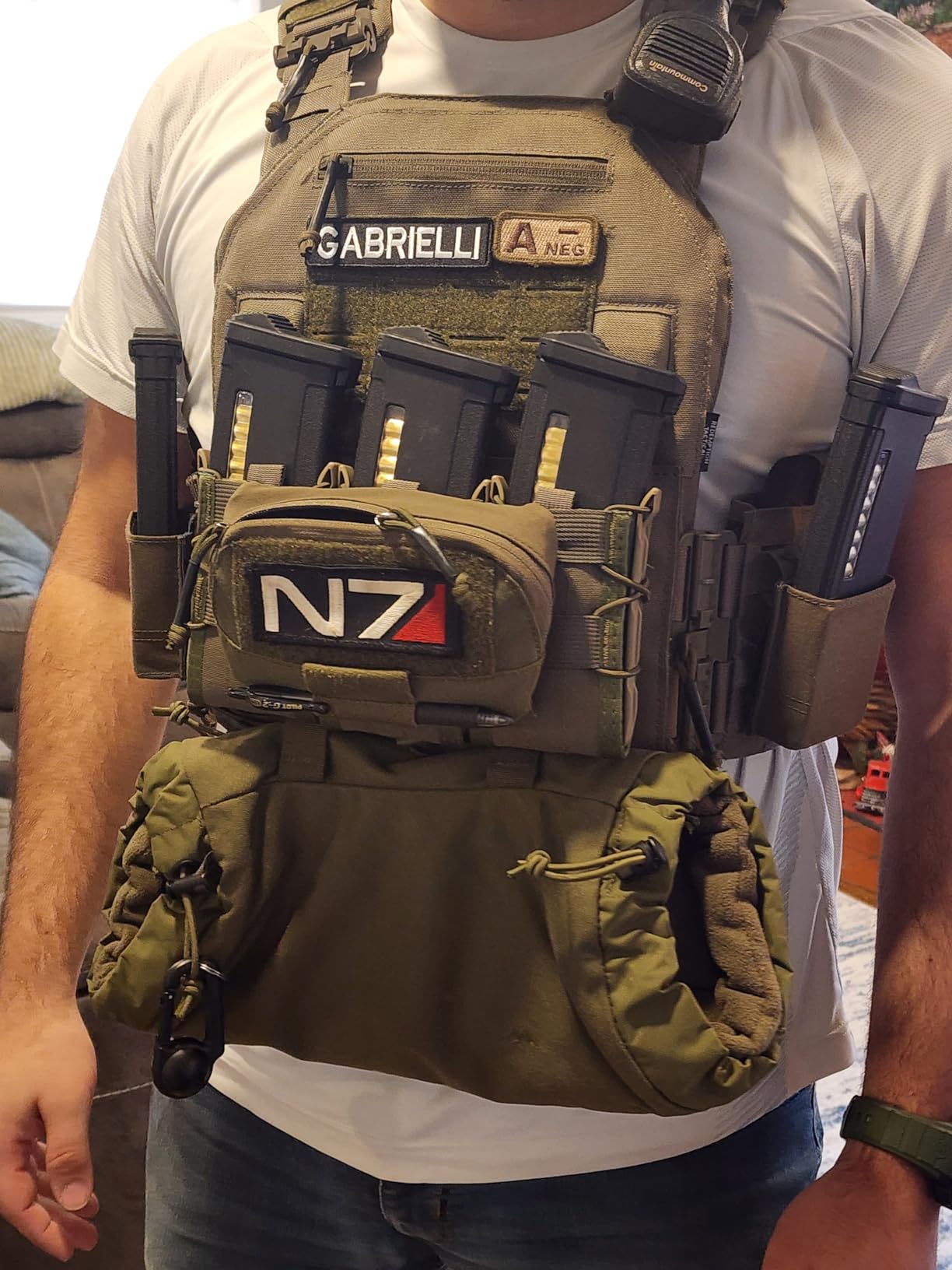 Redemption Crusader 2.0 Molle Quick Release Buckles Airsoft Vest With Adjustable Size Sides And Triple Pouch customer photo 2