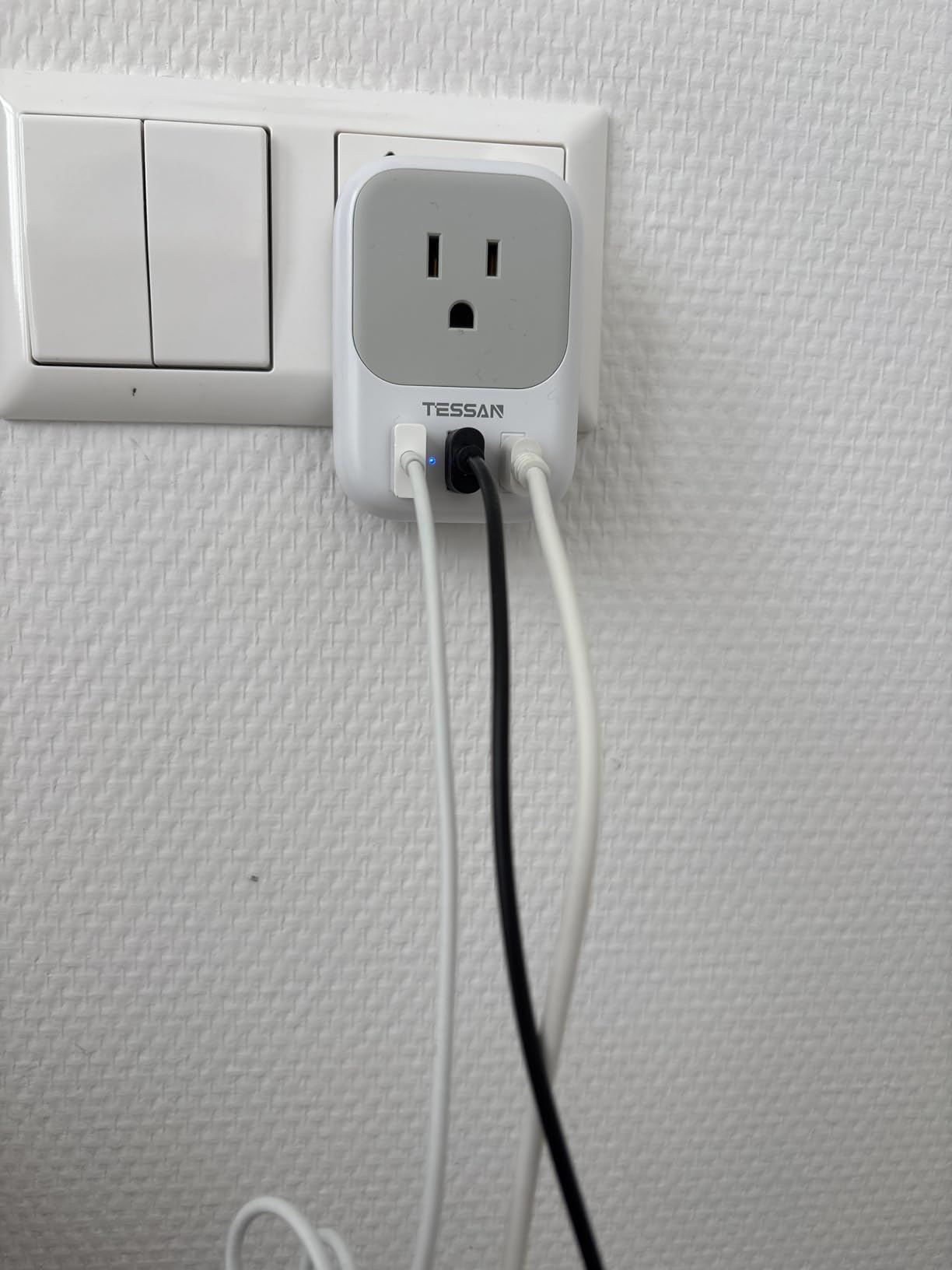 TESSAN European Travel Plug Adapter 2 Pack, Type C Plug customer photo 1