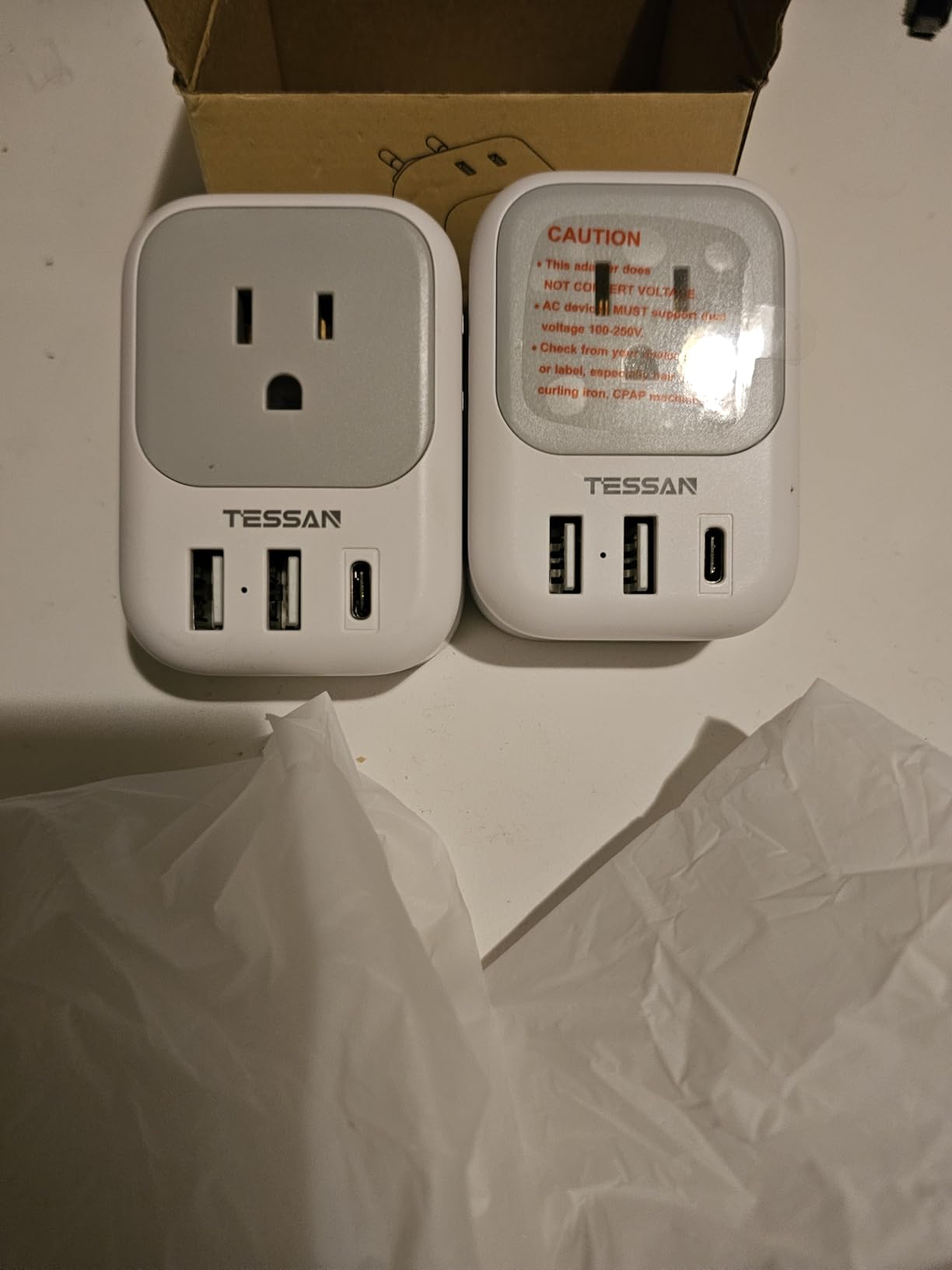 TESSAN European Travel Plug Adapter 2 Pack, Type C Plug customer photo 2