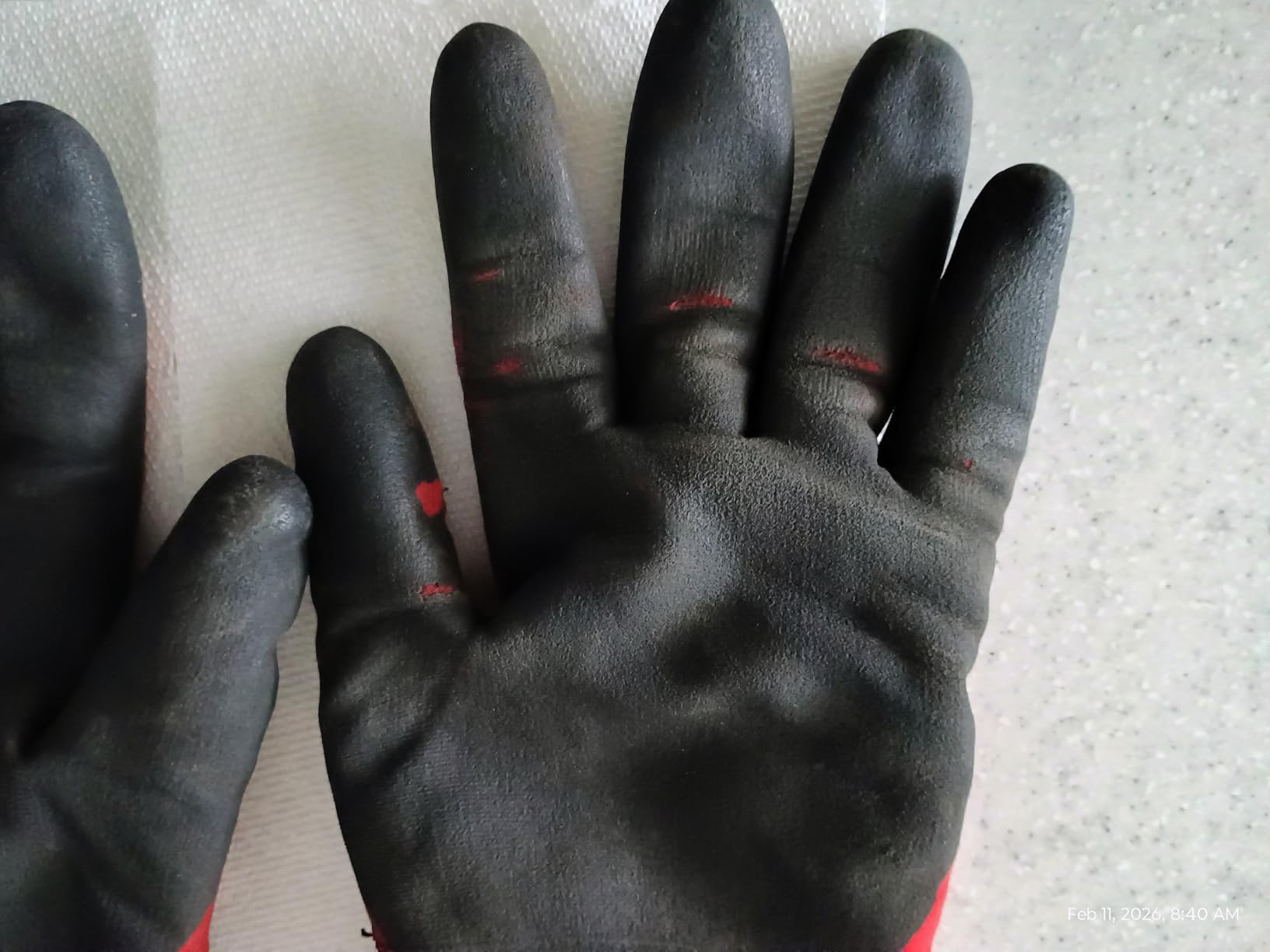 LOCCEF 2 Pairs Winter Work Gloves Men Women, Thermal Freezer Gloves customer photo 1