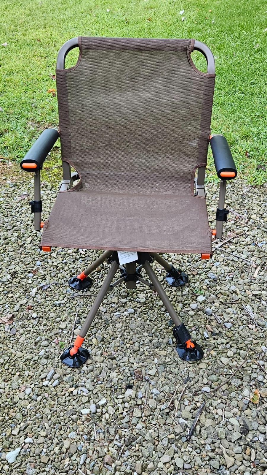 KEMIMOTO Hunting Blind Chair 360° Silent Swivel, Height Adjustable Black customer photo 2